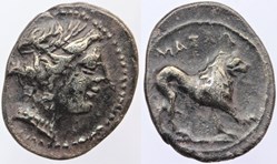 Massalia - Drachme légère au lion