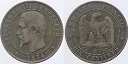 F-133 - Second Empire - 10 centimes - 1854 BB