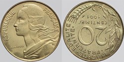 F-156 - Lagriffoul - 20 c. - 1991 médaille