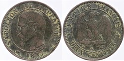 F-107 - Second Empire - 2 centimes - 1857 K