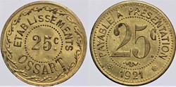34 - Montpellier - 25 centimes