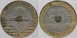 F-403 - Mont St-Michel - 20 fr. - 1997
