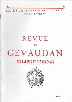 1985 - Revue du Gévaudan des Causses et des Cévennes