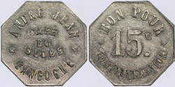 48 - Langogne - 15 centimes