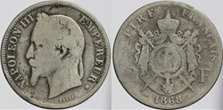 F-263 - Second Empire - 2 francs - 1868 BB