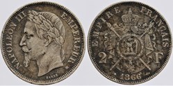 F-263 - Second Empire - 2 francs - 1866 BB