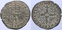 Dy 0997 - Henri II - Douzain - 1554, la Rochelle