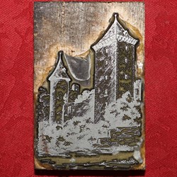 La Canourgue - Plaque d'imprimerie