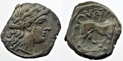 Massalia - Petit bronze au taureau