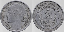 F-269 - Morlon - 2 frs. - 1948 B coin bouché