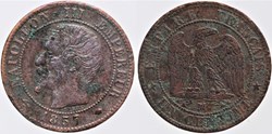 F-102 - Second Empire - 1 centime - 1857 MA
