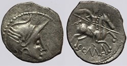 Allobroges - Denier au cavalier