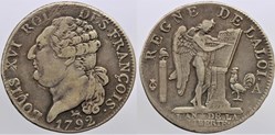 R-44 - Louis XVI - Demi écu - 1792, Paris