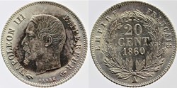 F-148 - Second Empire - 20 centimes - 1860 A