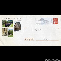 2003 - Enveloppe pré-timbrée, la Canourgue