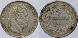 F-324 - Louis Philippe I - 5 francs - 1838 A
