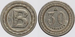Jeton à consommer - 30 centimes