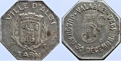 81 - Albi - 5 centimes