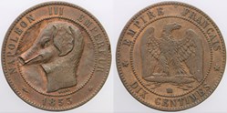 F-133 - Second Empire - 10 centimes satirique