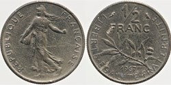 F-198 - Roty - 1/2 fr. - 1967