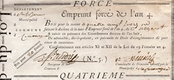 Bon pour 80 francs - La Canourgue (Lozère)