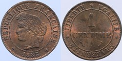 F-104 - Troisième République - Cérès - 1 c. - 1885 A