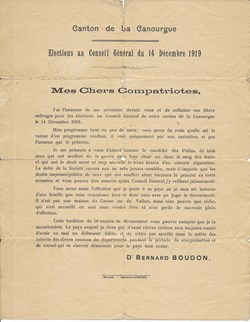 1919 - Elections