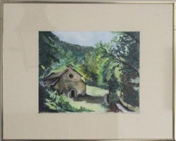 Tableau - Chapelle de St-Frézal, la Canourgue, Lozère.