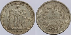 F-334 - Troisième République - Dupré - 5 francs - 1872 A
