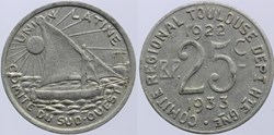 31 - Toulouse - Union Latine - 25 cent.