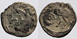 Arvernes - Drachme à l'anneau perlé