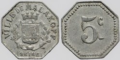 92 - Malakoff- 5 centimes