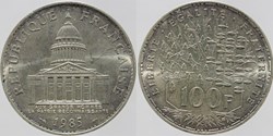 F-451 - Panthéon - 100 fr. - 1985