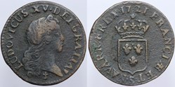 Dy 1694 - Louis XV - Liard - 1721, Reims