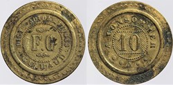 Jeton à consommer - 10 centimes