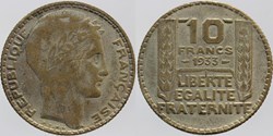 F-360 - Turin - 10 fr. - 1933 fausse