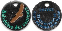 48 - Meyrueis, le Rozier. Jeton de caddie