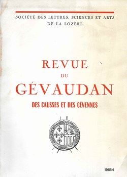 1981 - Revue du Gévaudan des Causses et des Cévennes