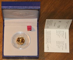 2000 - 1 centime or, B.U.