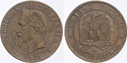 F-108 - Second Empire - 2 centimes - 1861 BB