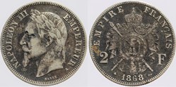 F-263 - Second Empire - 2 francs - 1868 A