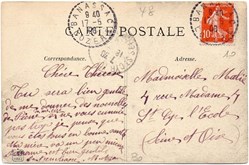 1908 - Cachets type B4