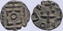 Sceat au carré perlé, anglo-saxons.