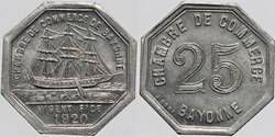 64 - Bayonne - 25 centimes