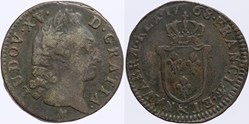 Dy 1696 - Louis XV - Sol d'Aix - 1768