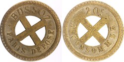 Jeton à consommer - 20 centimes