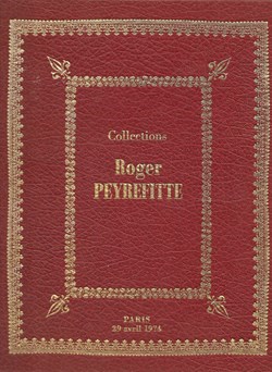 1974 - Vente Collection Roger Peyrefitte