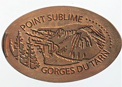 2017 - Pièce écrasée - Point Sublime