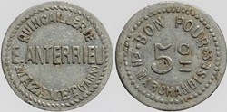 81 - Mazamet - E. Anterrieu - 5 centimes