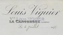 Viguier Louis (Veuve) - 1922